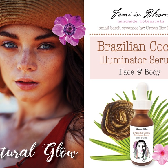 Brazilian Cocoa Illuminator Serum for Face and Body / Highlighting Glow - Picture 5 of 16